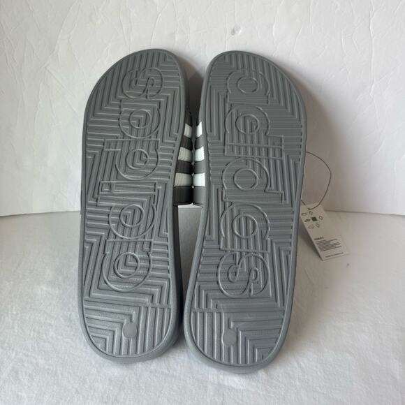 NIB Adidas Adissage Post Workout Massage Slides Men's Size 18 Gray Adjustable - Picture 6 of 7